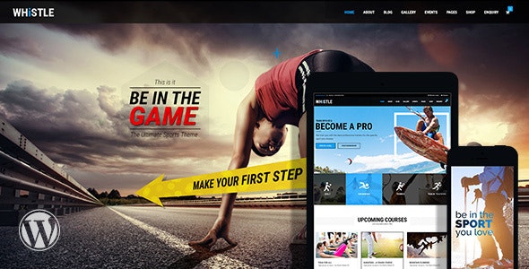 Whistle v3.0 - Sports Club WordPress Theme