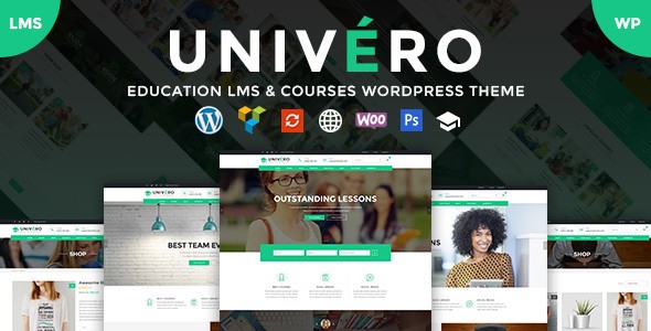 Univero v1.4 - Education LMS & Courses WordPress Theme