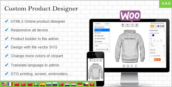 WooCommerce Custom Product Designer v4.4.2