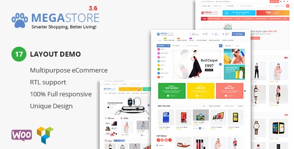 Mega Store v3.7 - Super Market RTL Responsive Theme