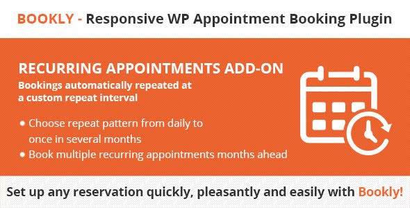 Bookly Recurring Appointments (Add-on) v2.7
