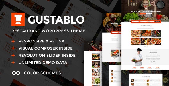 Gustablo v1.4 - Restaurant & Cafe Responsive Theme