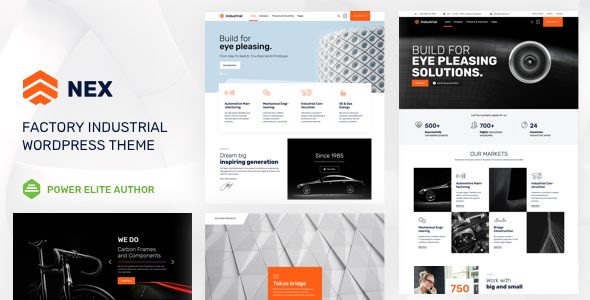 Nex v5.0 - Factory & Industrial WordPress