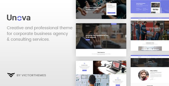 Unova v1.7 - Consulting Business WordPress Theme