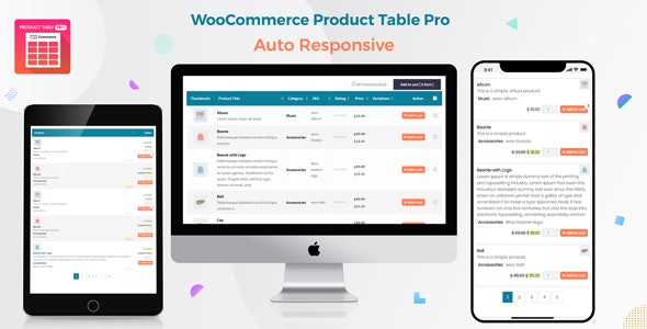 Woo Product Table Pro v5.6 - WooCommerce Product Table view solution