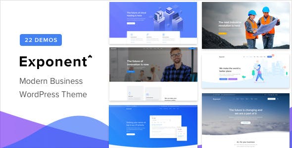 Exponent v1.2.4 - Modern Multi-Purpose Business Theme