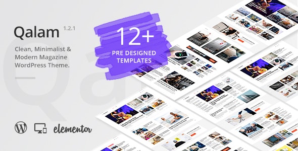 Qalam v1.2.2 - NewsPaper and Magazine WordPress Theme