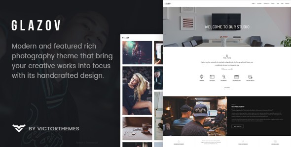 Glazov v1.5 - Photography WordPress Theme