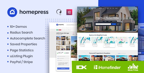 HomePress v1.0.9 - Real Estate WordPress Theme