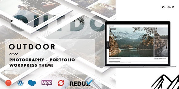 Outdoor v3.9.0 - Creative Photography / Portfolio WordPress Theme