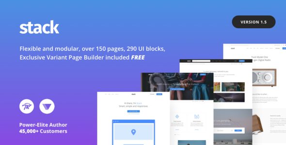 Stack v10.5.17 - Multi-Purpose Theme with Variant Page Builder