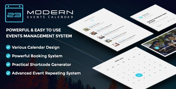 Modern Events Calendar v4.7.6 - Responsive Event Scheduler