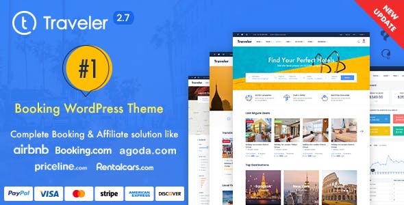 Traveler v2.7.7 - Travel Booking WordPress Theme