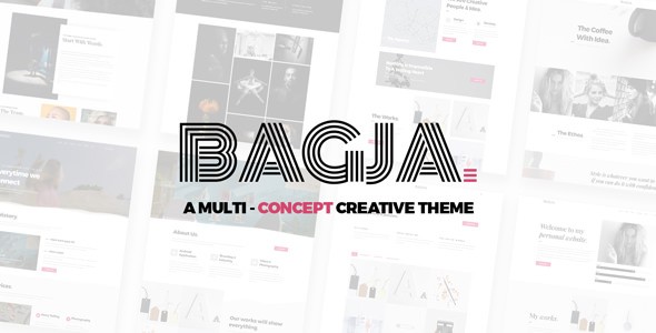 Bagja v1.2.4 - Responsive Multi Concept Portfolio Theme