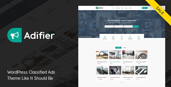 Adifier v3.8.2 - Classified Ads WordPress Theme
