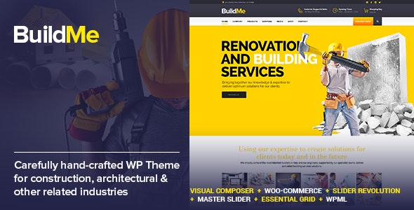 BuildMe v4.0 - Construction & Architectural WP Theme
