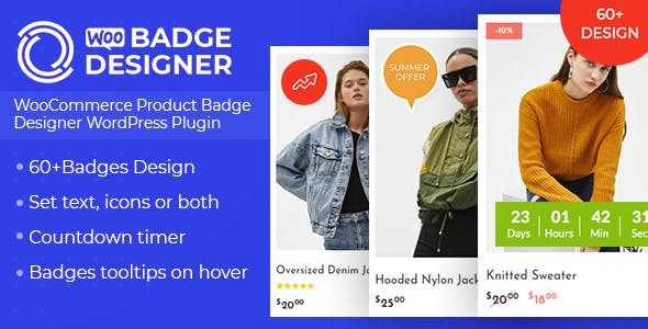 Woo Badge Designer v1.0.9 - WooCommerce Product Badge Designer WordPress Plugin