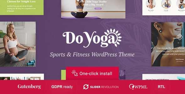 Do Yoga v1.1.1 - Fitness Studio & Yoga Club WordPress Theme