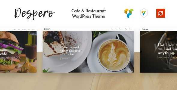 Despero v1.2 - Cafe & Restaurant WordPress Theme