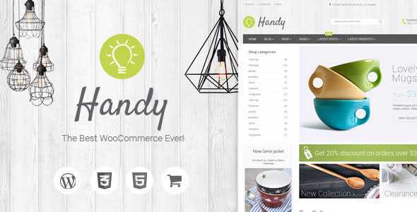 Handy v5.1.0 - Handmade Shop WordPress WooCommerce Theme