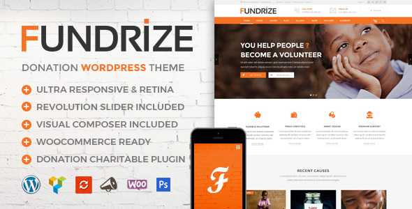 Fundrize v1.8 - Responsive Donation & Charity Theme