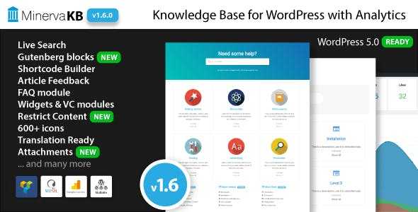 MinervaKB v1.6.6 – Knowledge Base for WordPress with Analytics