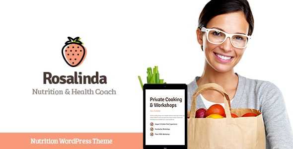 Rosalinda v1.0.4 – Health Coach & Vegetarian Lifestyle Blog WordPress Theme