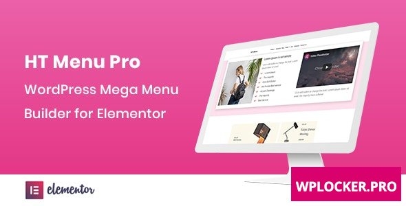 HT Menu Pro v1.0.2 – WordPress Mega Menu Builder for Elementor