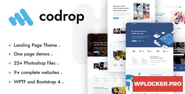 Codrop v1.0 - App Landing Page Theme