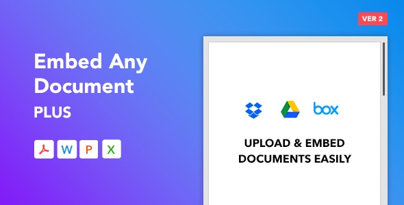 Embed Any Document Plus v2.2.3 – WordPress Plugin