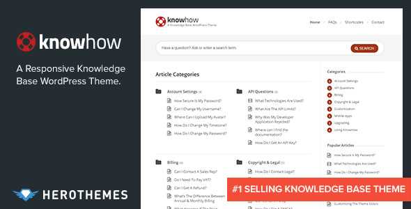 KnowHow v1.1.17 – A Knowledge Base WordPress Theme