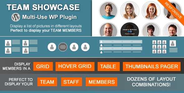 Team Showcase v2.2.4 – WordPress Plugin